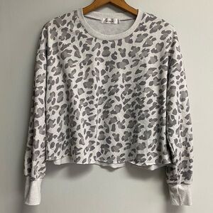 BELINDA ANIMAL PRINT CROPPED TOP - LARGE